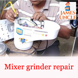 Mixer grinder, Induction cooking top technician Mr. Barnendu Sarkar in Kanchrapara